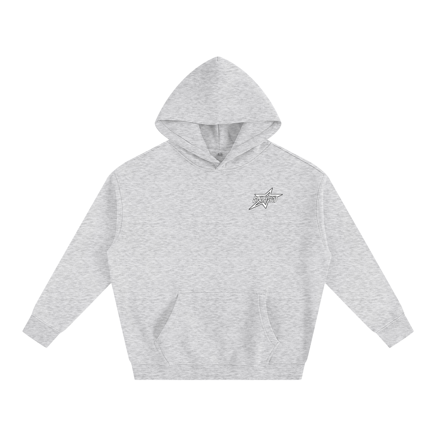 SPIRITED LOGO Oversize Fleeced Hoodie