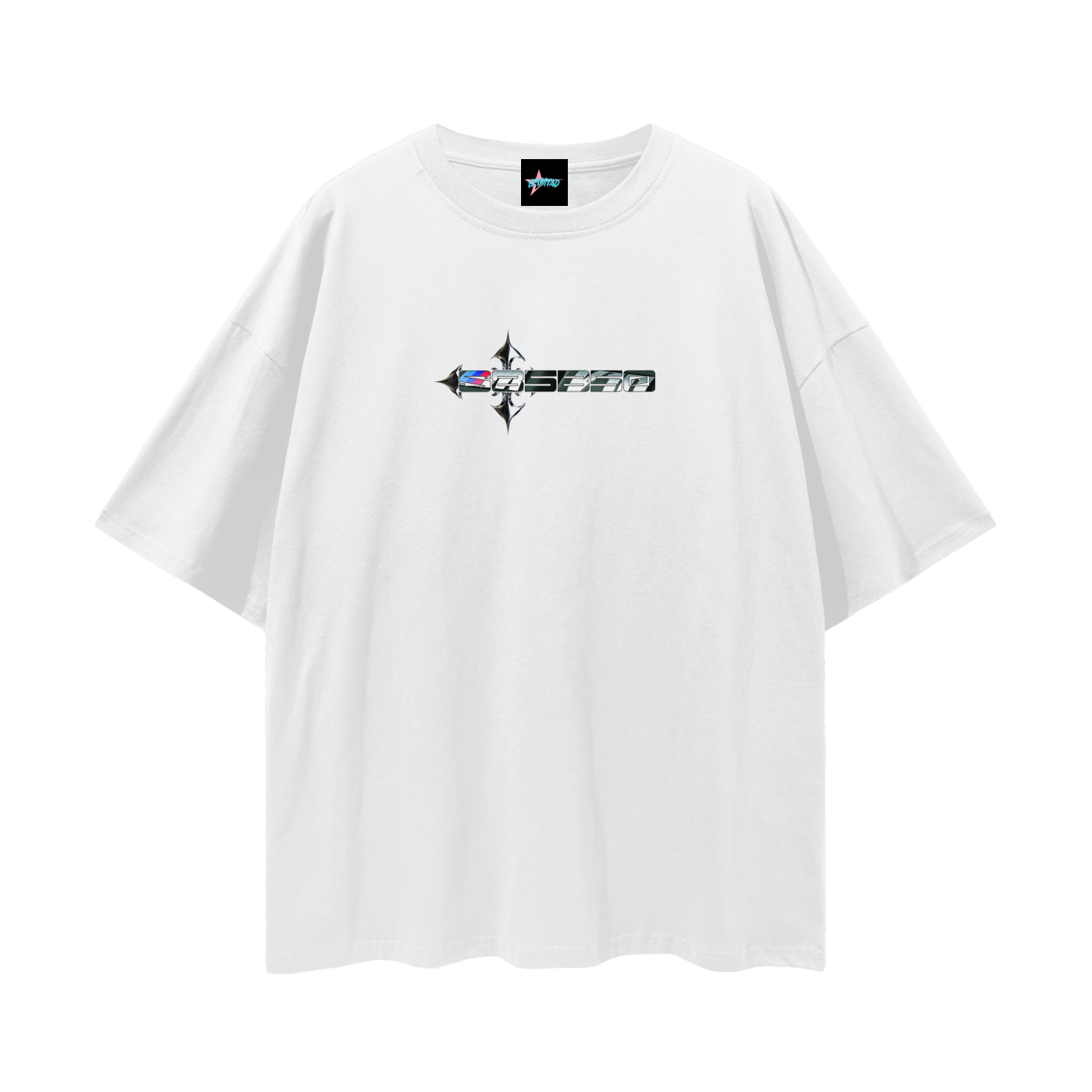 S85B50 Streetwear Loose Drop Shoulder T-Shirt