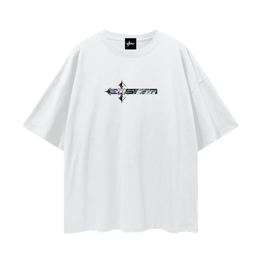 S85B50 Streetwear Loose Drop Shoulder T-Shirt