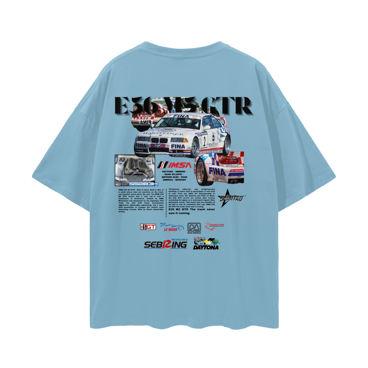 E36 M3 GTR Drop Shoulder T-Shirt