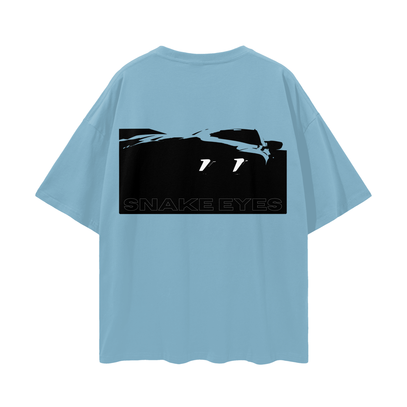 SNAKE EYES Loose Drop Shoulder T-Shirt