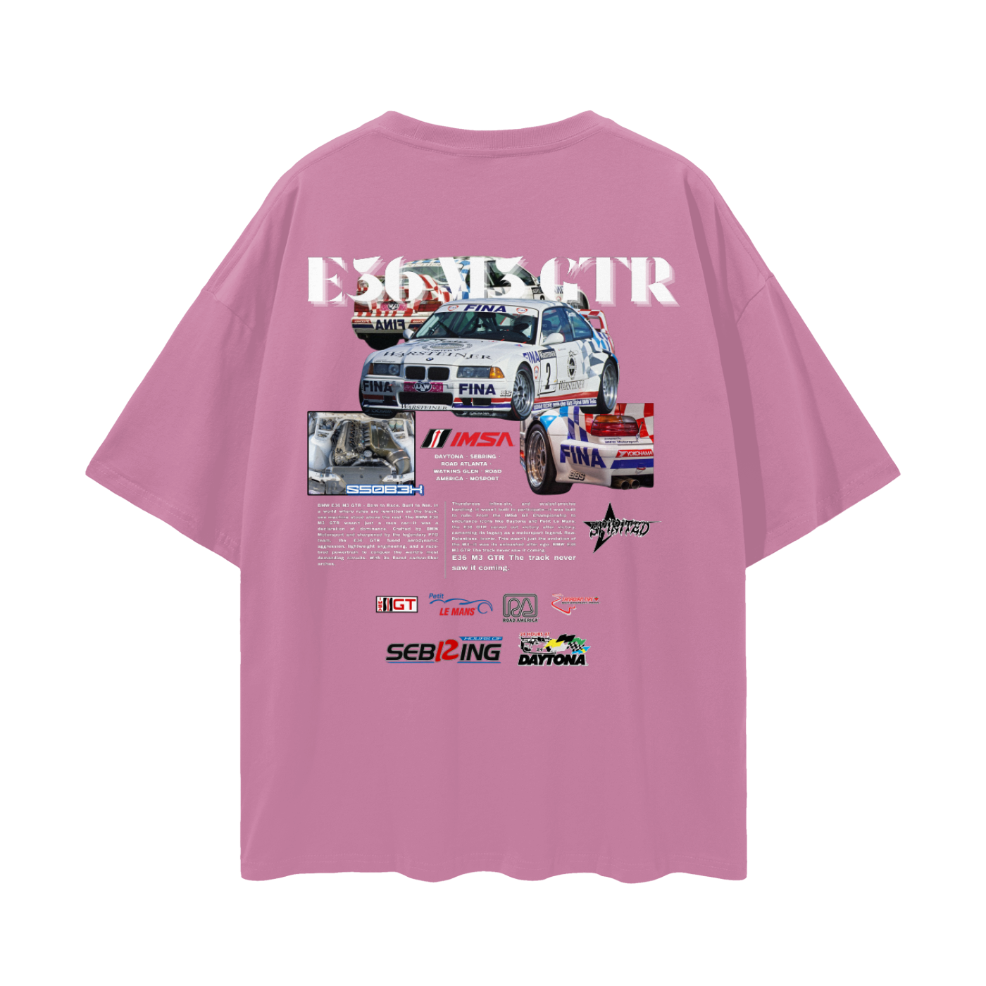 E36 M3 GTR Drop Shoulder T-Shirt