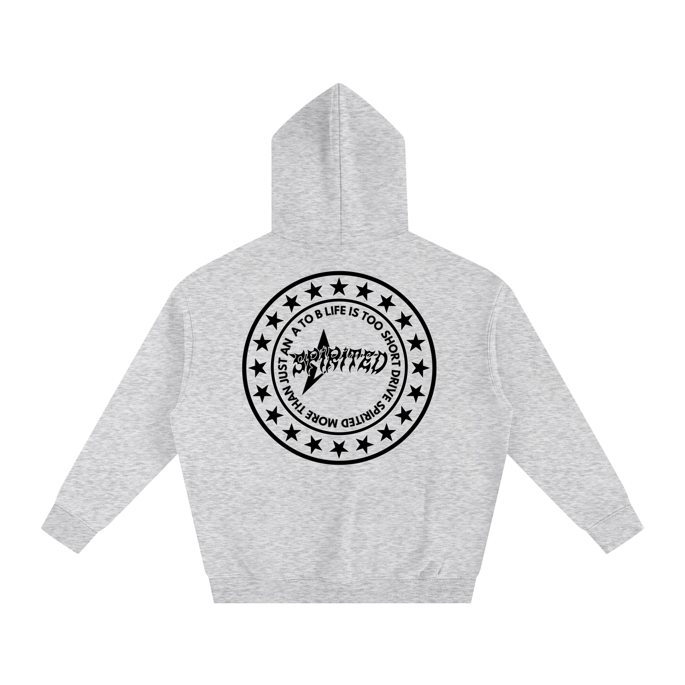 SPIRITED CHIVALRY Oversize Fleeced Hoodie