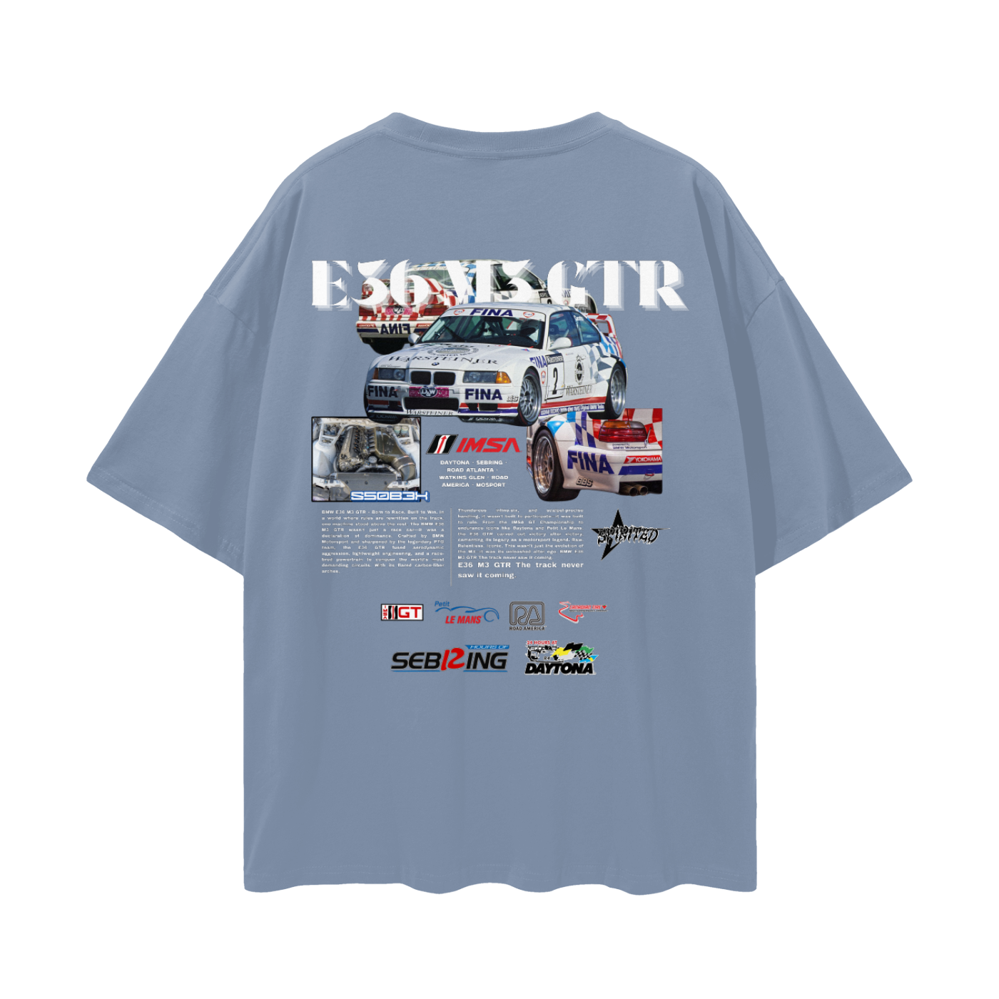 E36 M3 GTR Drop Shoulder T-Shirt