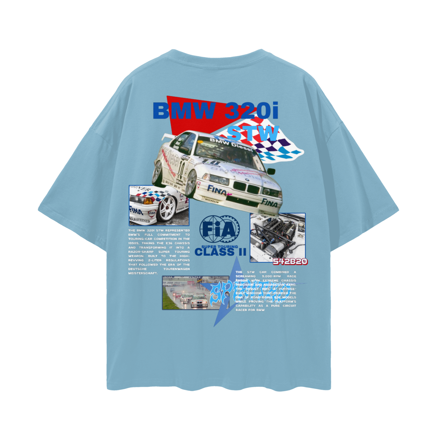 BMW 320i STW Drop Shoulder T-Shirt