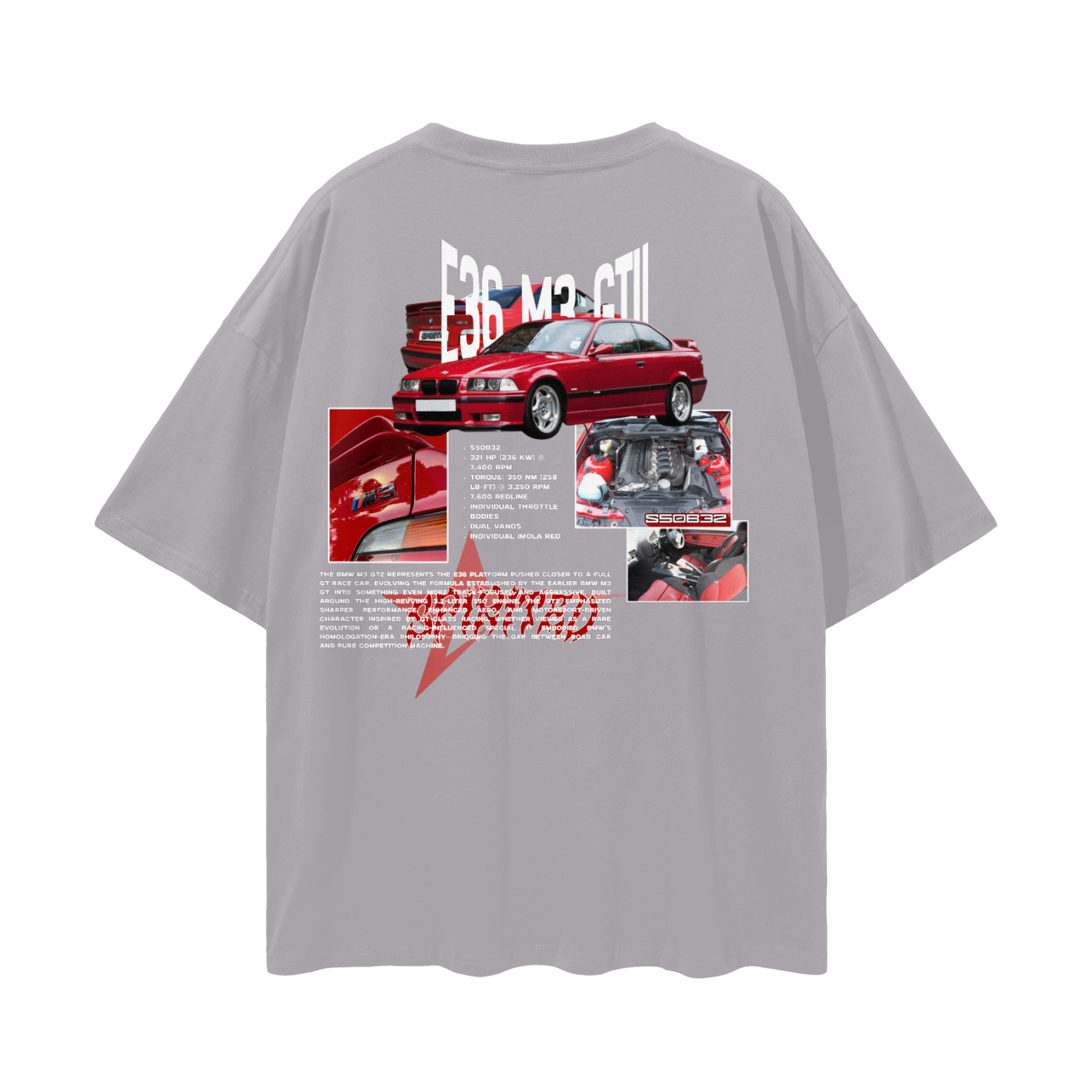 E36 M3 GTII Drop Shoulder T-Shirt