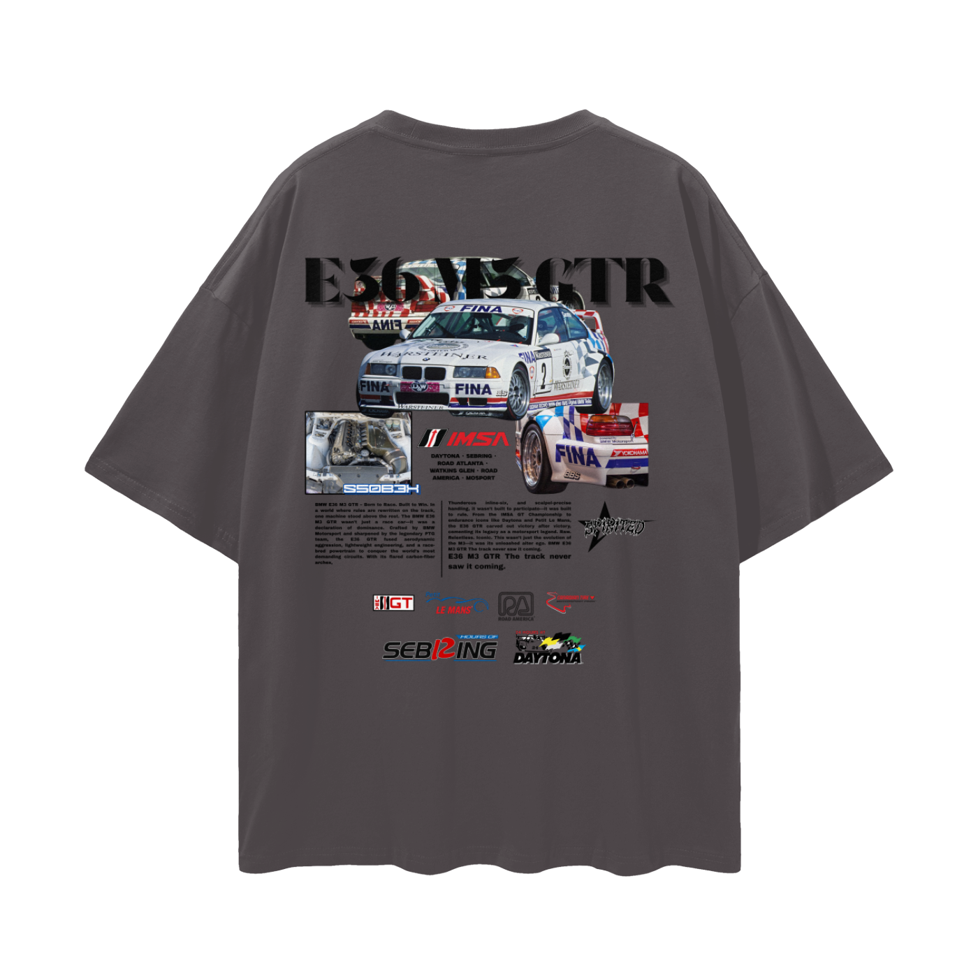 E36 M3 GTR Drop Shoulder T-Shirt