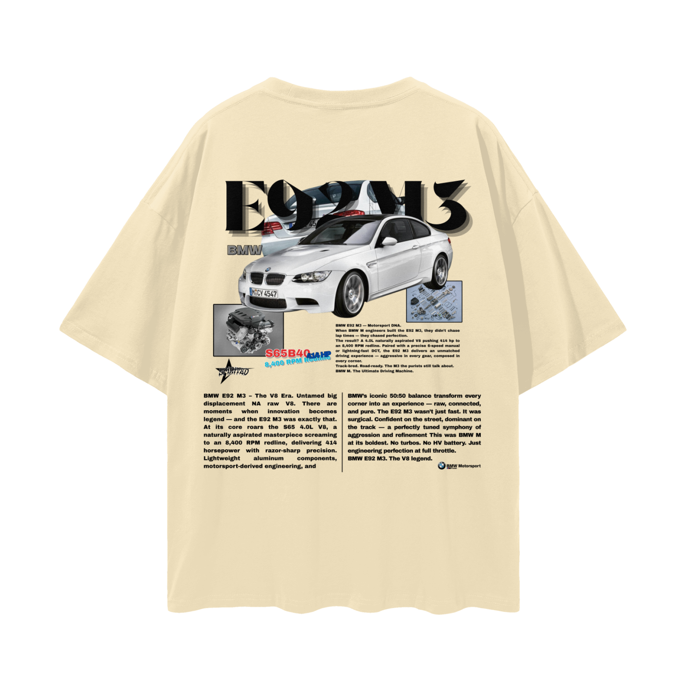 E92 M3 Drop Shoulder T-Shirt