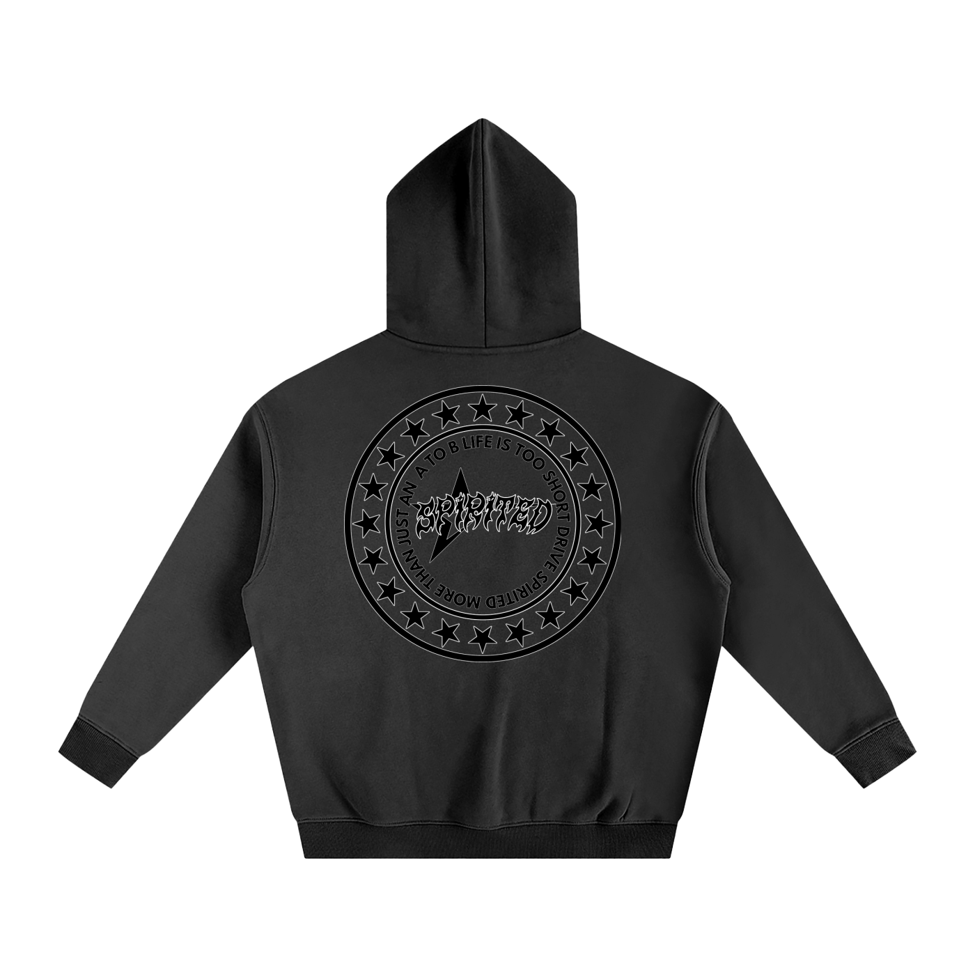 SPIRITED CHIVALRY Oversize Fleeced Hoodie