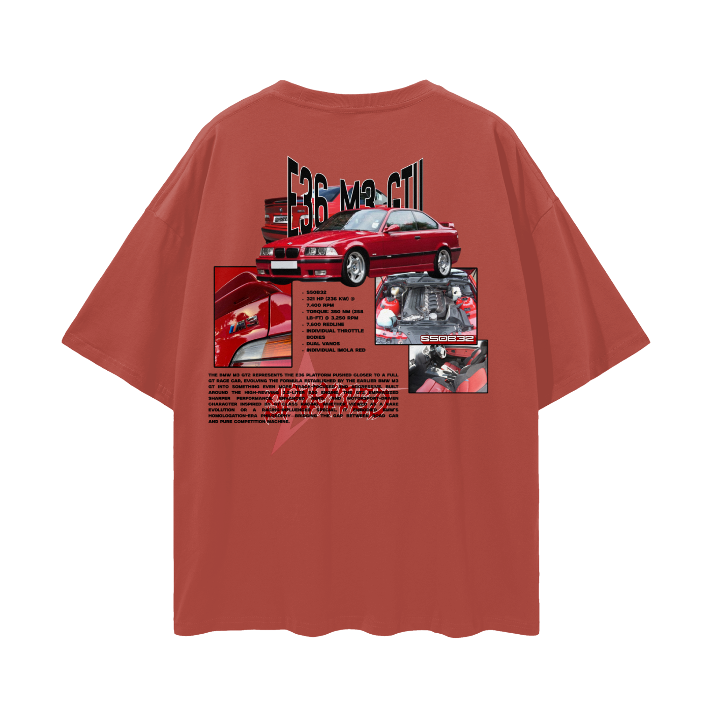 E36 M3 GTII Drop Shoulder T-Shirt