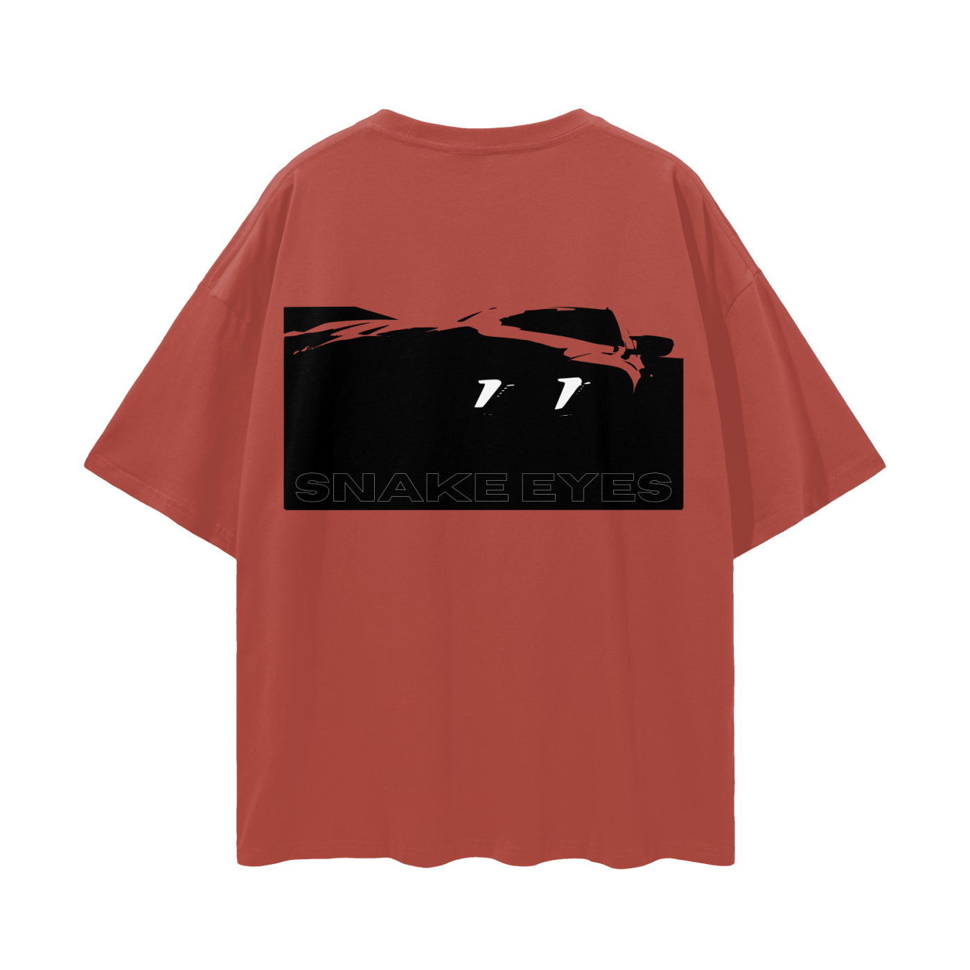 SNAKE EYES Loose Drop Shoulder T-Shirt