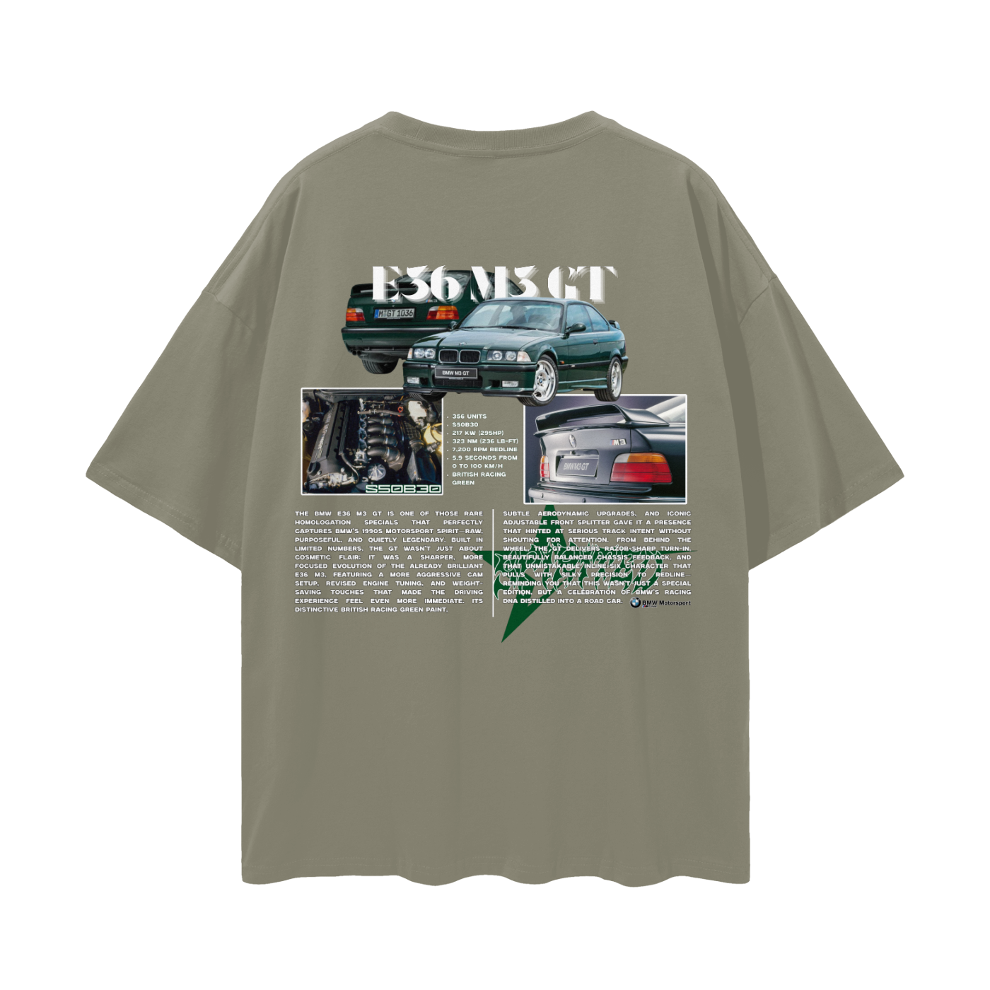 E36 M3 GT Drop Shoulder T-Shirt