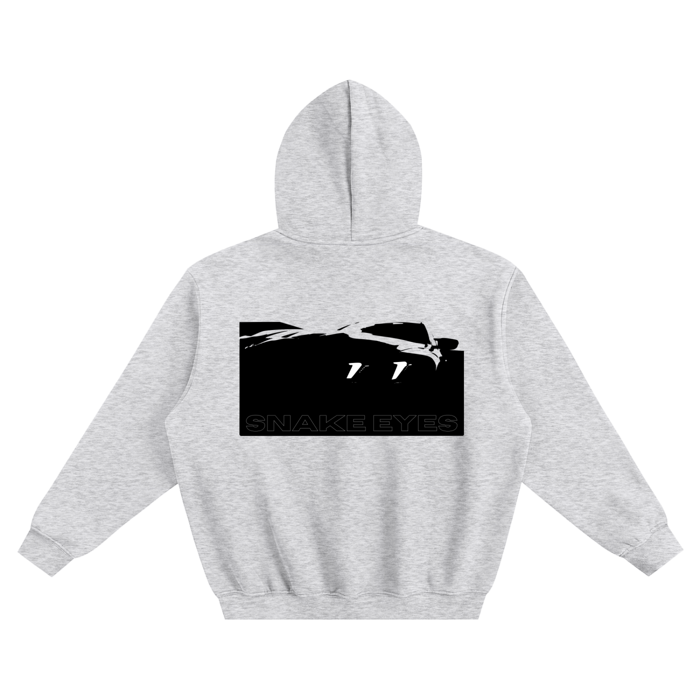 SNAKE EYES Fleeced Boxy Hoodie