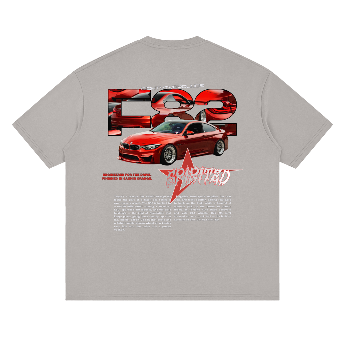EIGHTYTWOROUNDS F82 Drop Shoulder T-Shirt