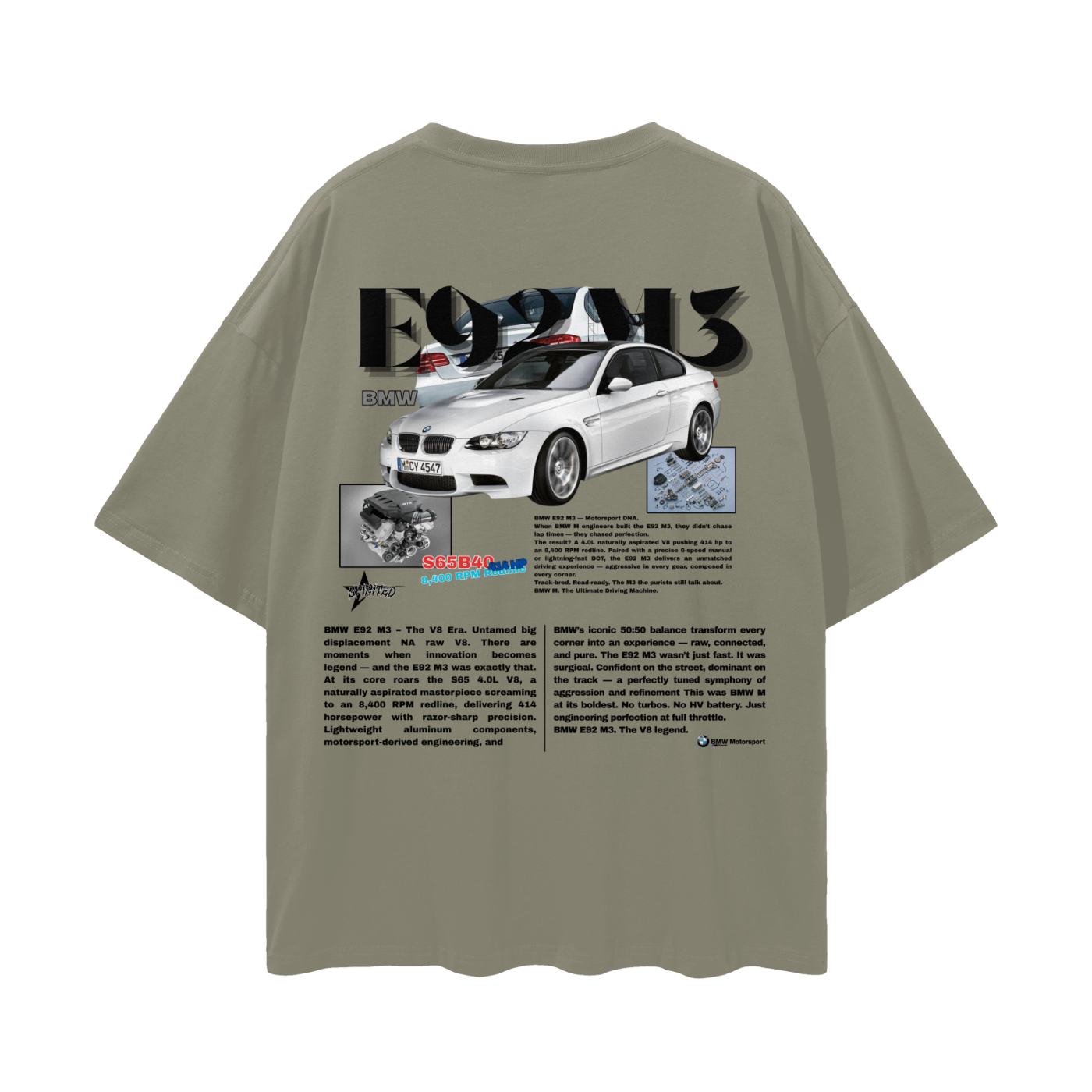 E92 M3 Drop Shoulder T-Shirt