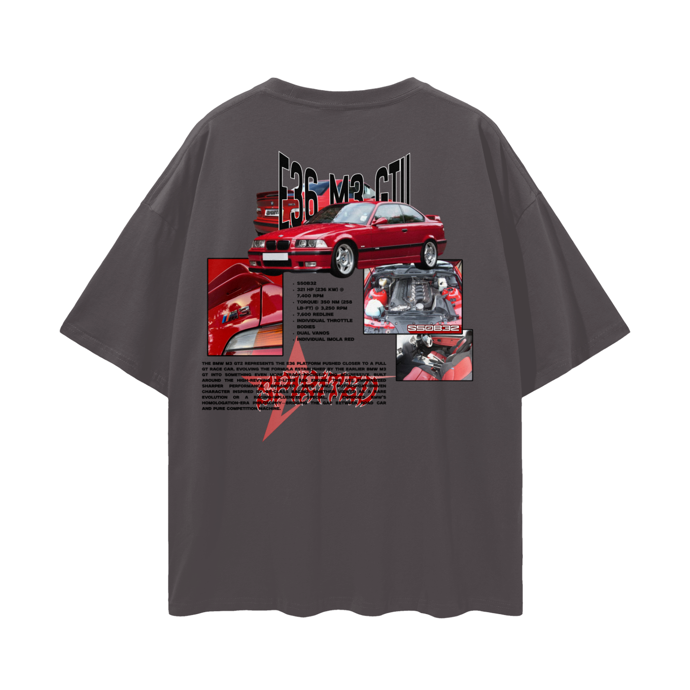 E36 M3 GTII Drop Shoulder T-Shirt