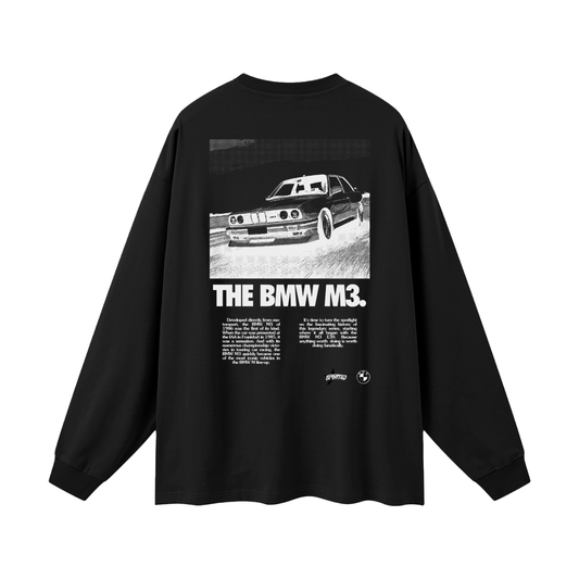 E30 M3 Classic Oversized Unisex Long Sleeve T-Shirt