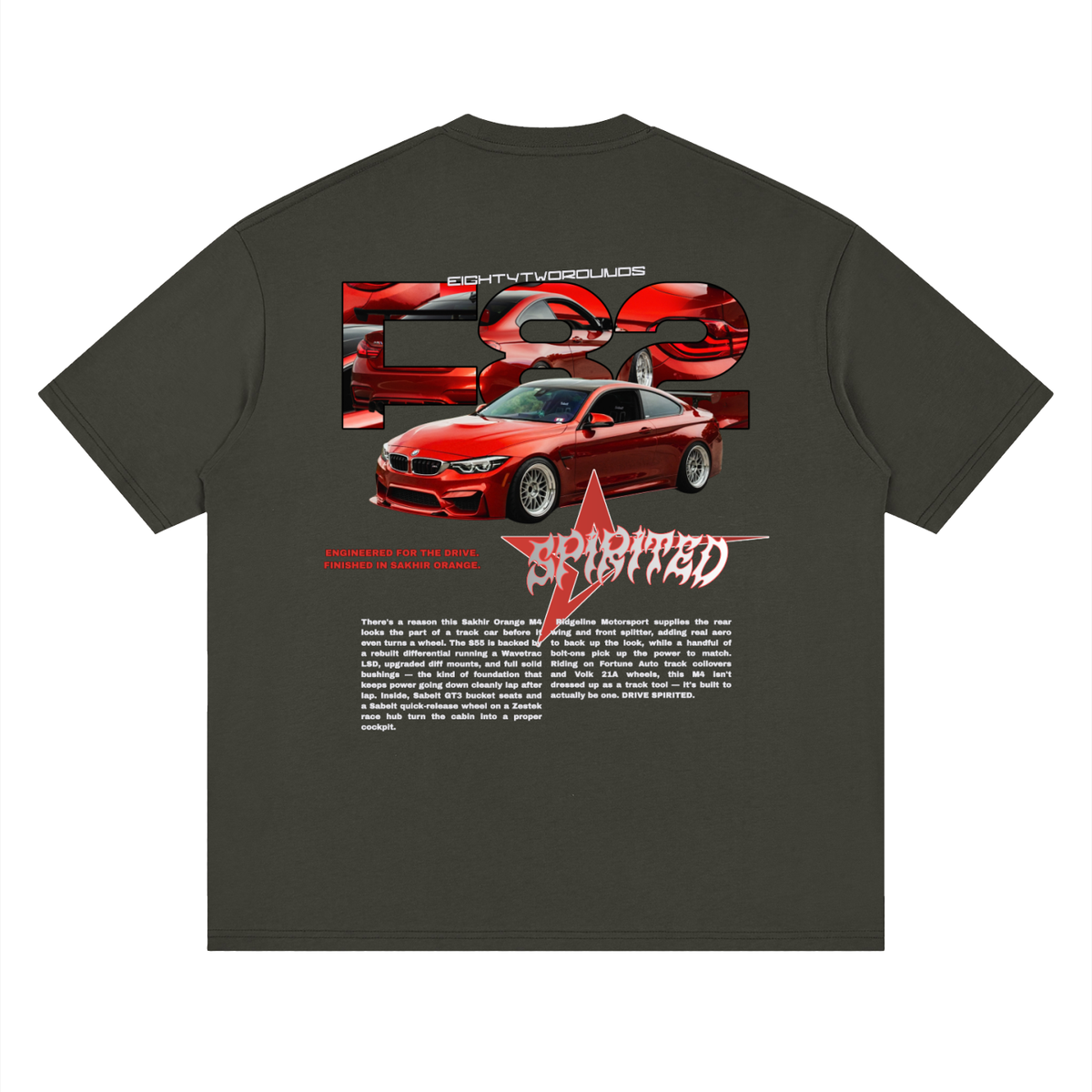 EIGHTYTWOROUNDS F82 Drop Shoulder T-Shirt