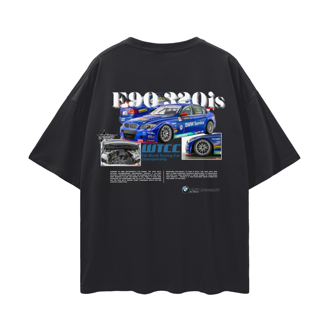 WTCC E90 320is Drop Shoulder T-Shirt