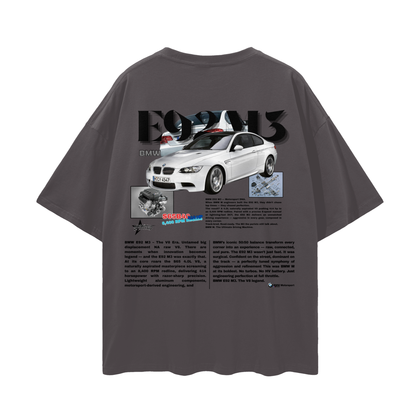 E92 M3 Drop Shoulder T-Shirt
