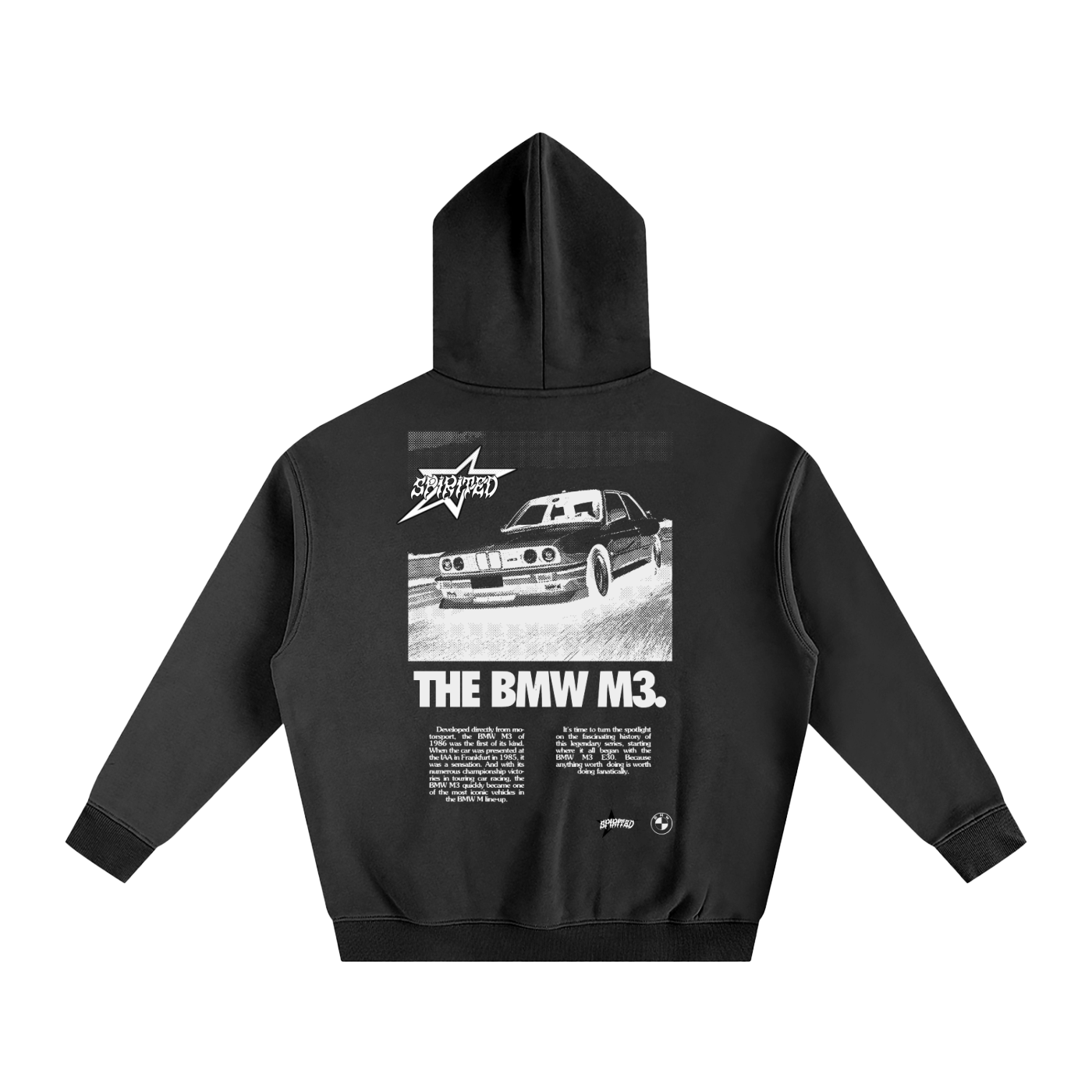 E30 M3 CLASSIC Oversize Fleeced Hoodie