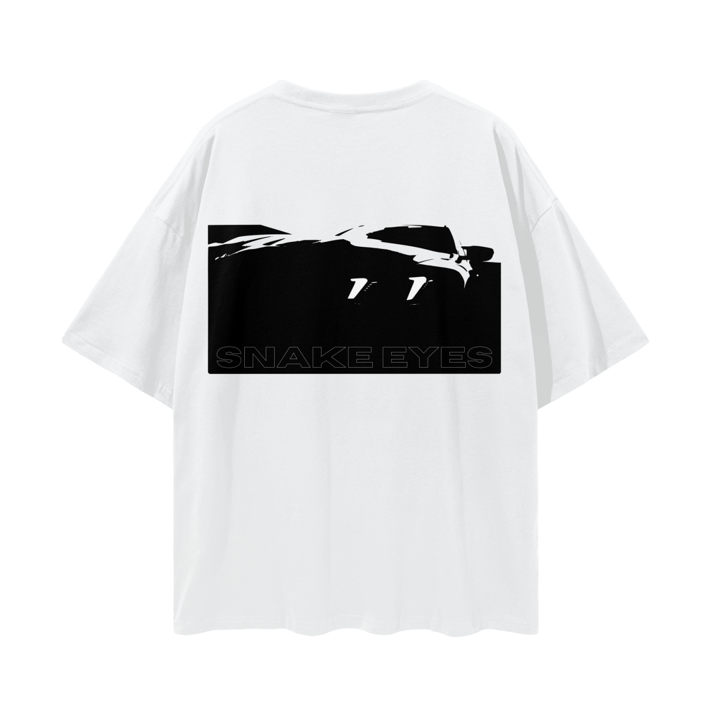 SNAKE EYES Loose Drop Shoulder T-Shirt