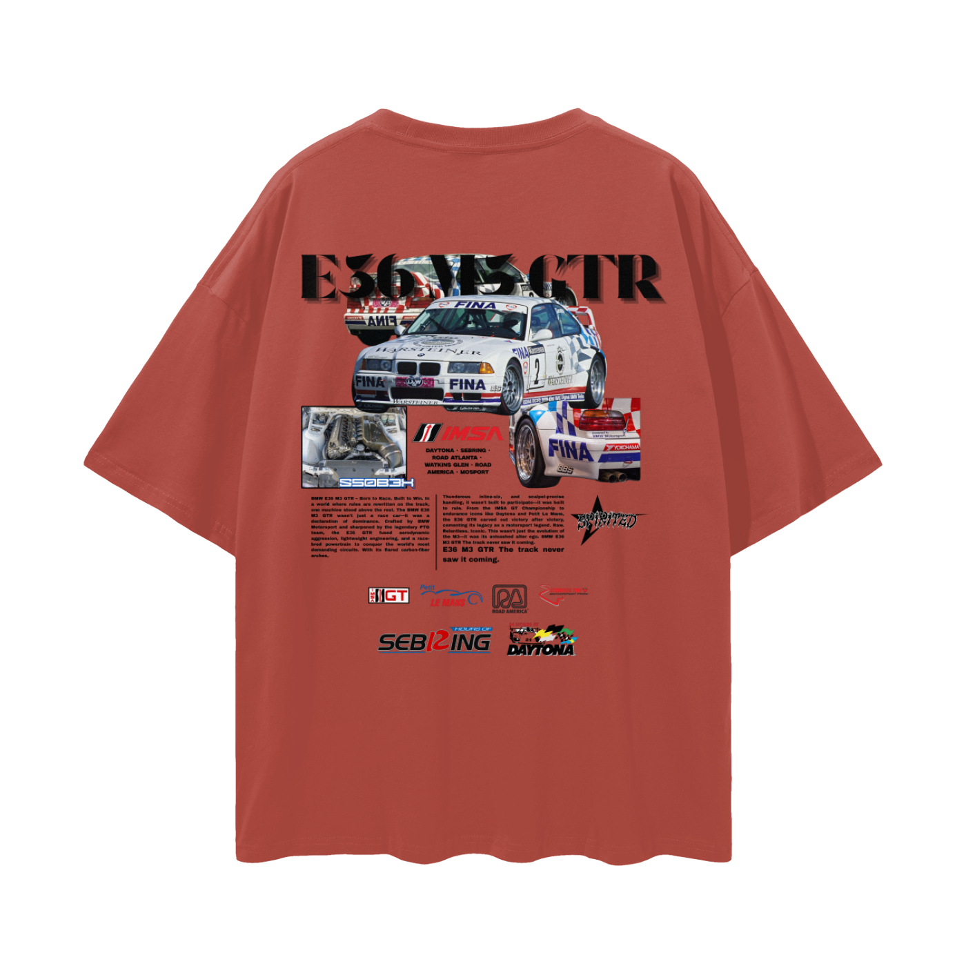 E36 M3 GTR Drop Shoulder T-Shirt