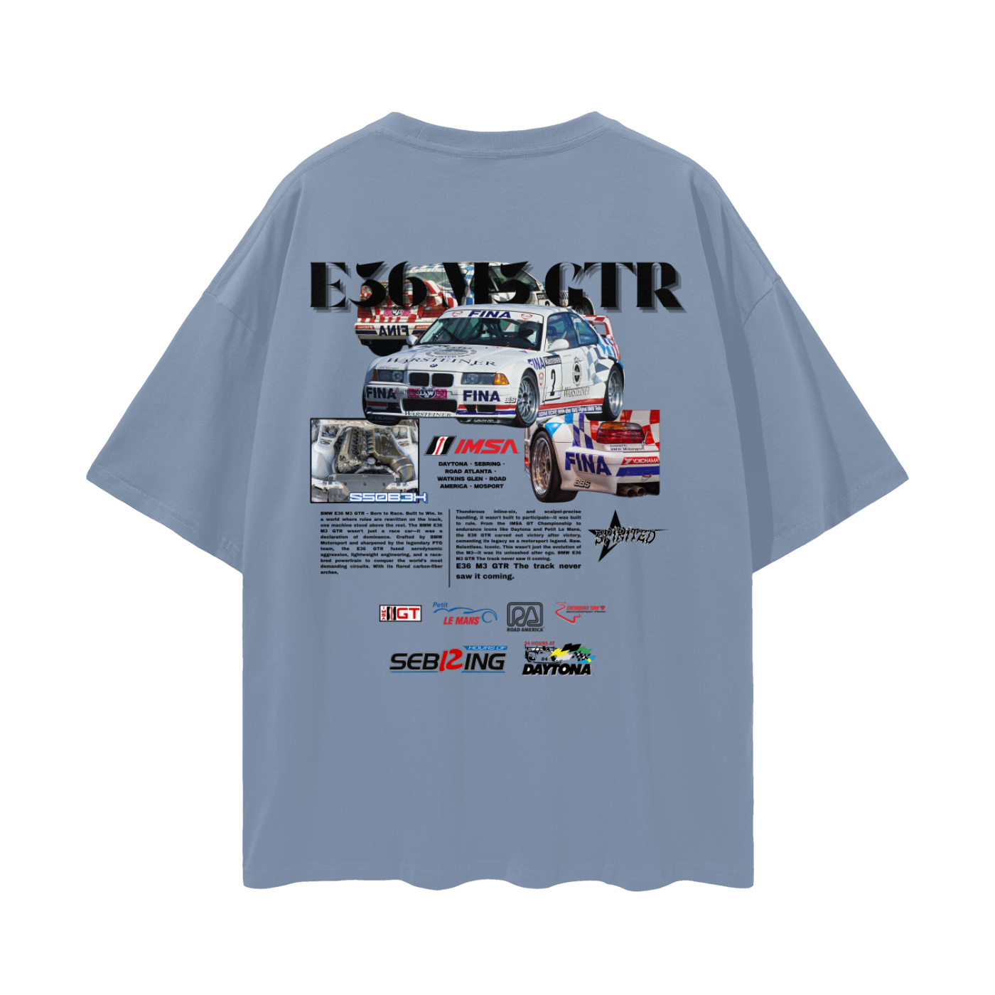E36 M3 GTR Drop Shoulder T-Shirt