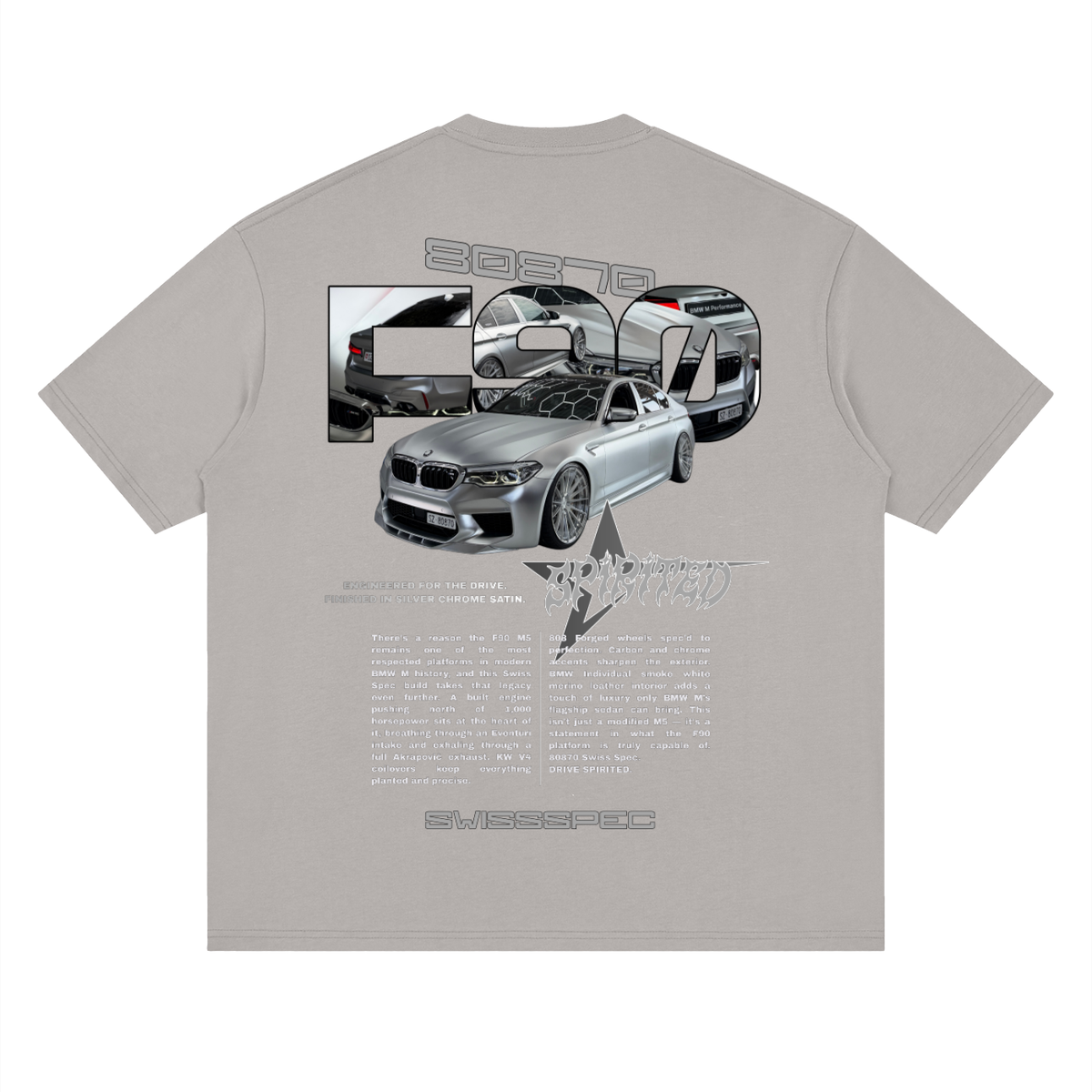 F90 SWISSSPEC Drop Shoulder T-Shirt