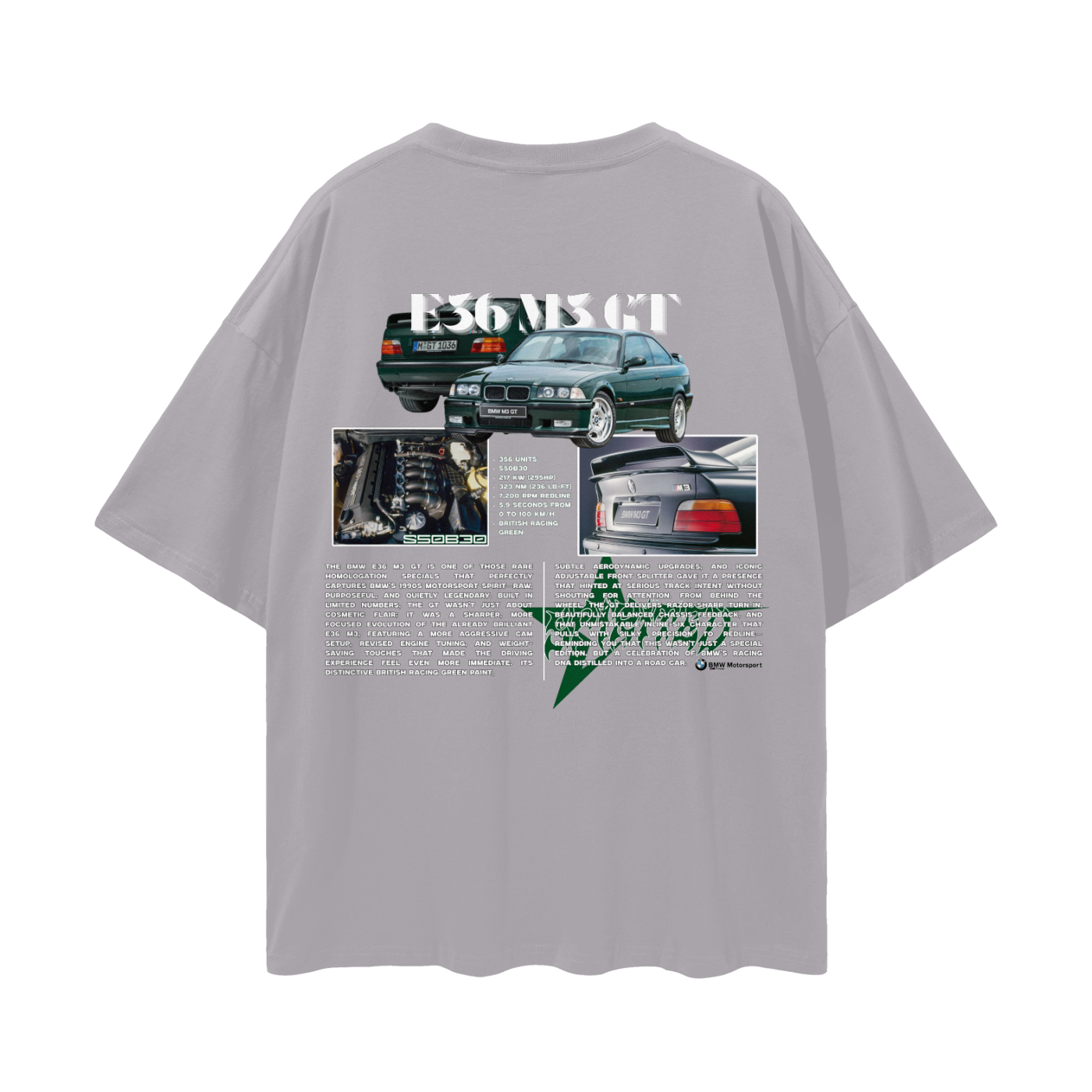 E36 M3 GT Drop Shoulder T-Shirt
