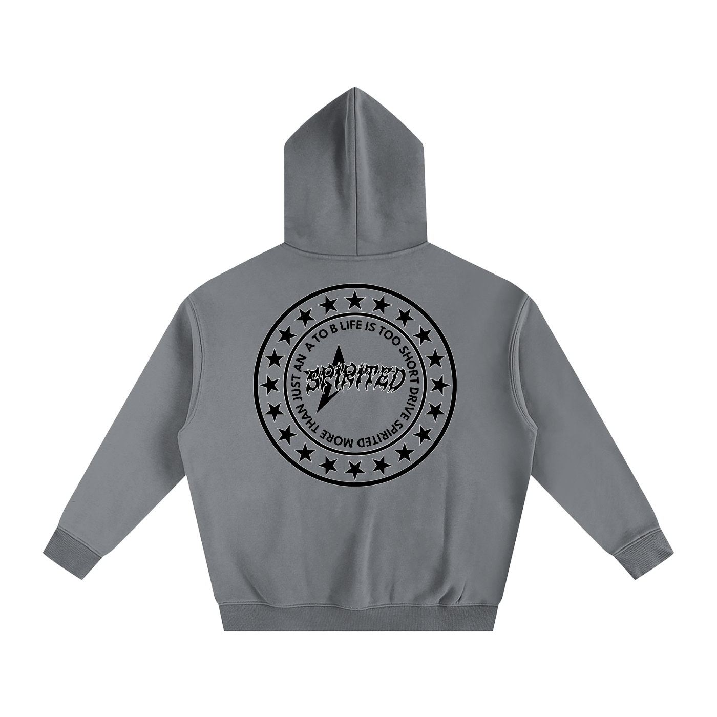 SPIRITED CHIVALRY Oversize Fleeced Hoodie