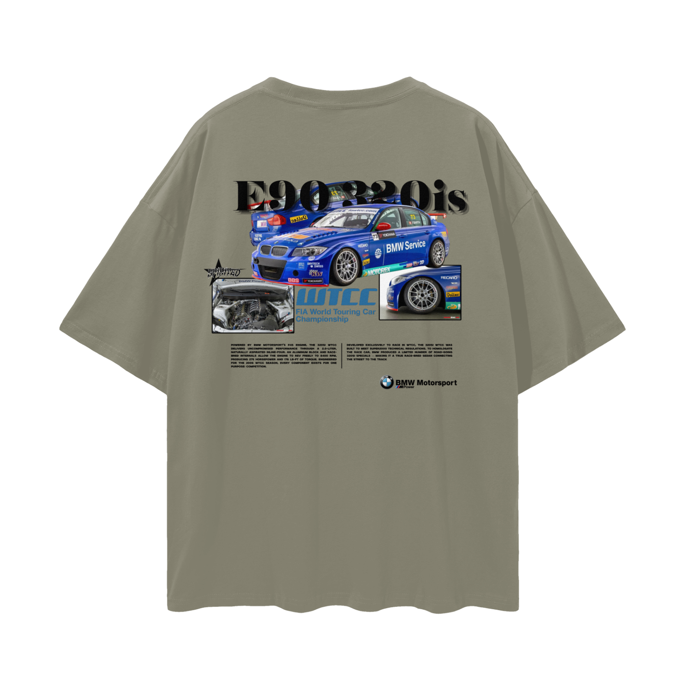 WTCC E90 320is Drop Shoulder T-Shirt