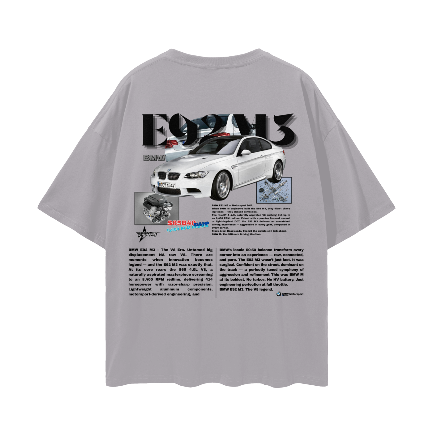E92 M3 Drop Shoulder T-Shirt