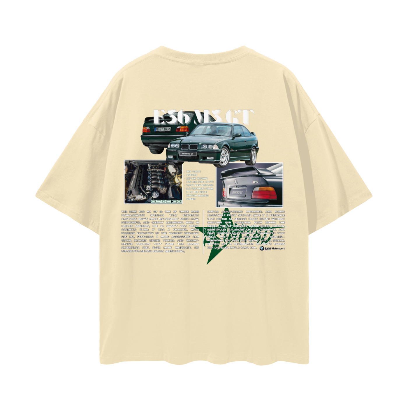 E36 M3 GT Drop Shoulder T-Shirt