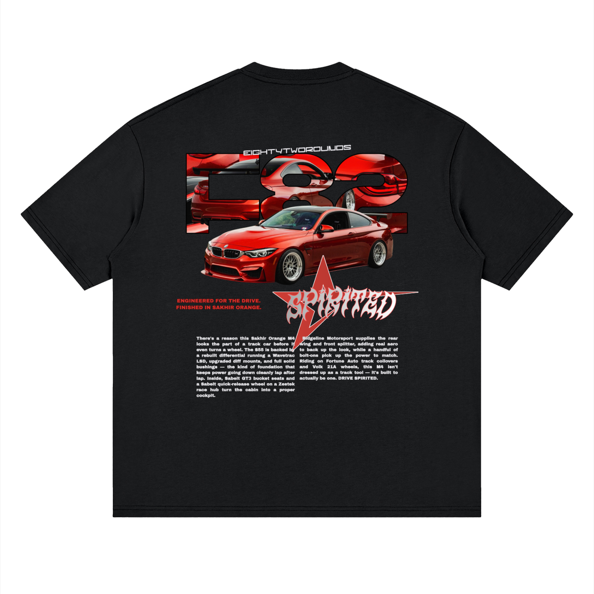 EIGHTYTWOROUNDS F82 Drop Shoulder T-Shirt