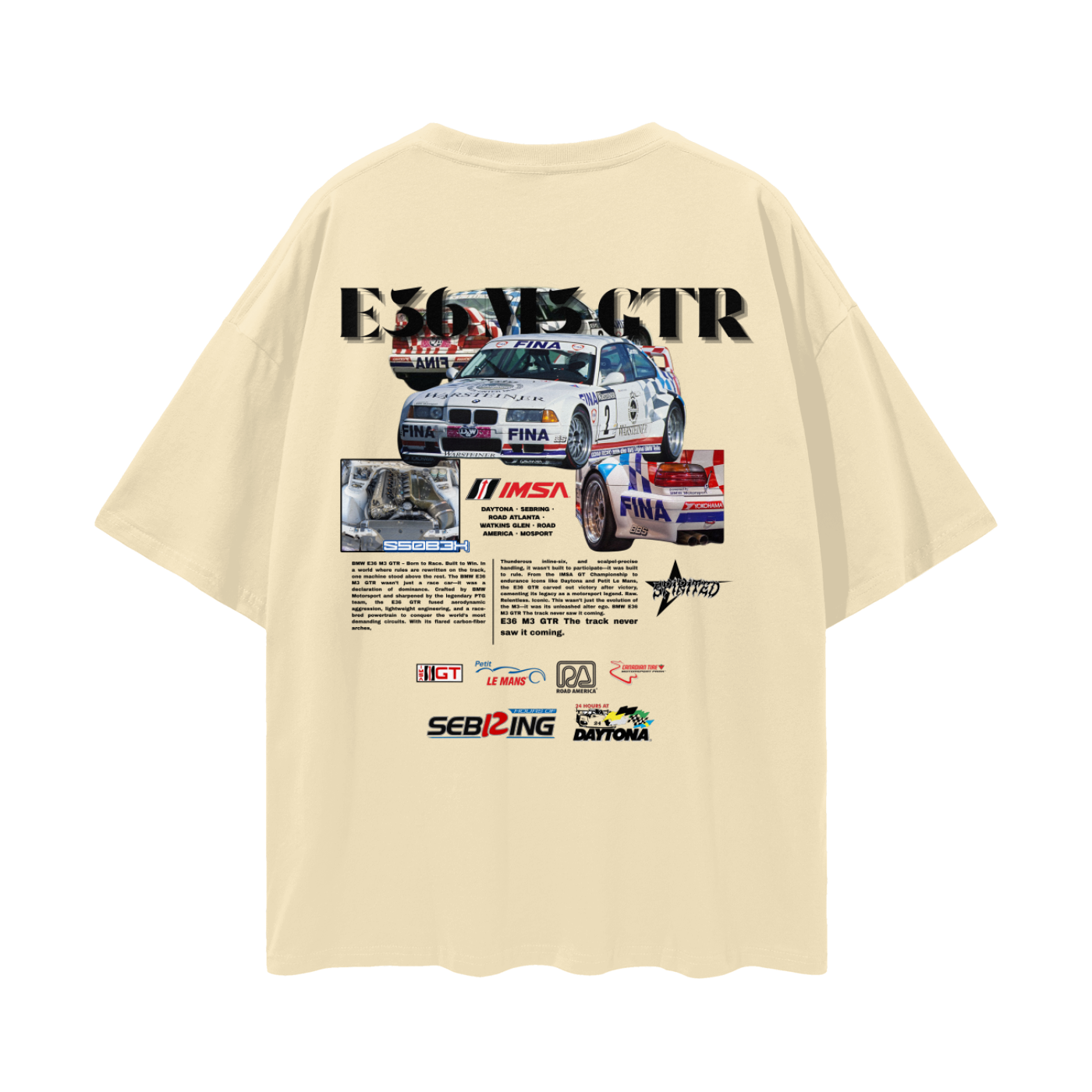 E36 M3 GTR Drop Shoulder T-Shirt