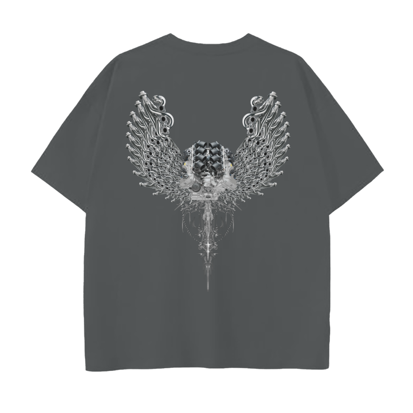 S65B40 SPIRITED Drop Shoulder T-Shirt - 250 GSM