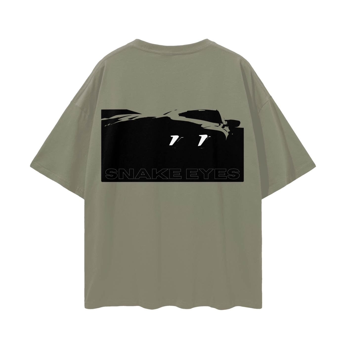 SNAKE EYES Loose Drop Shoulder T-Shirt