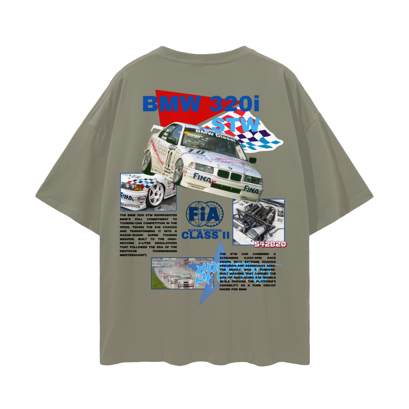 BMW 320i STW Drop Shoulder T-Shirt