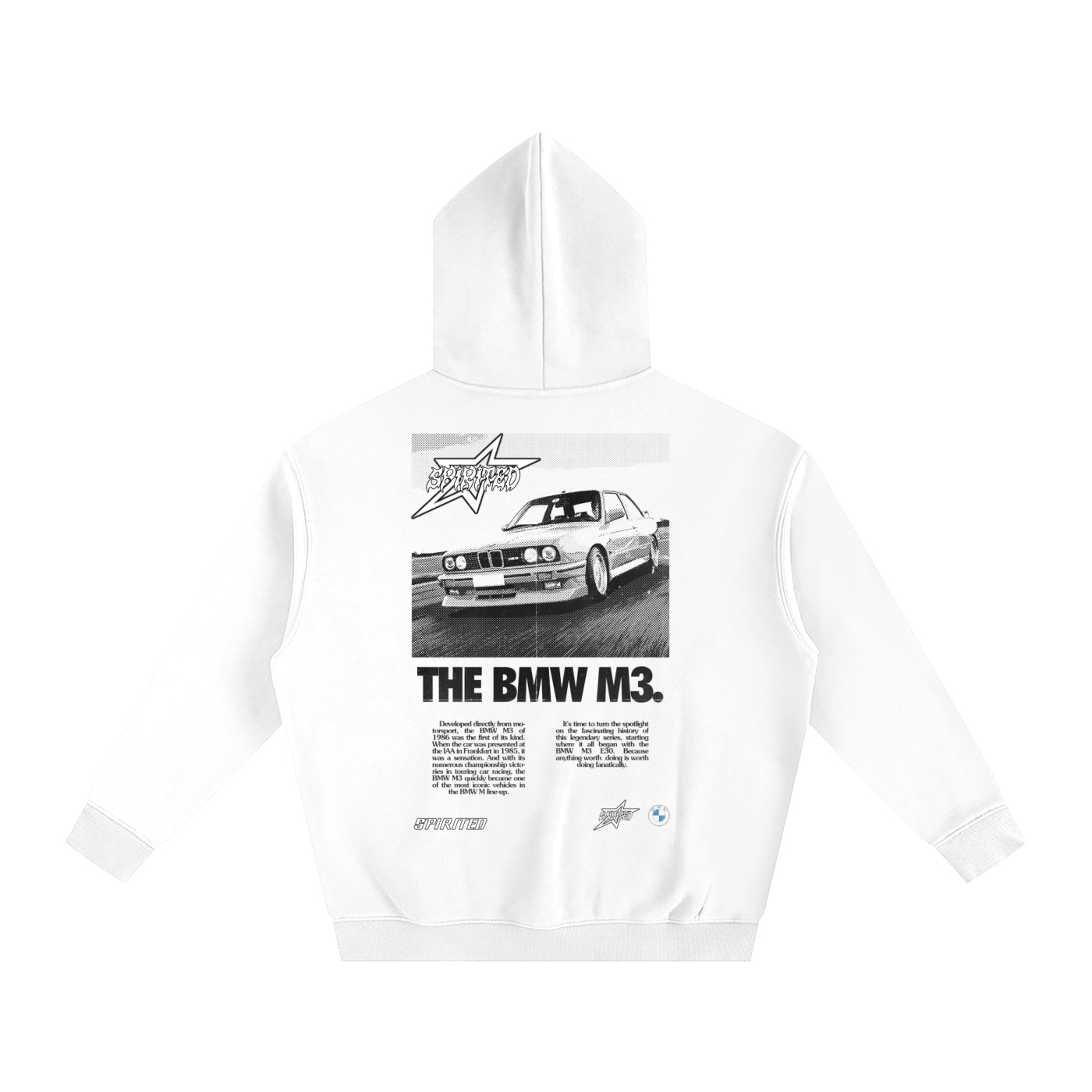 E30 M3 CLASSIC V2 Oversize Fleeced Hoodie