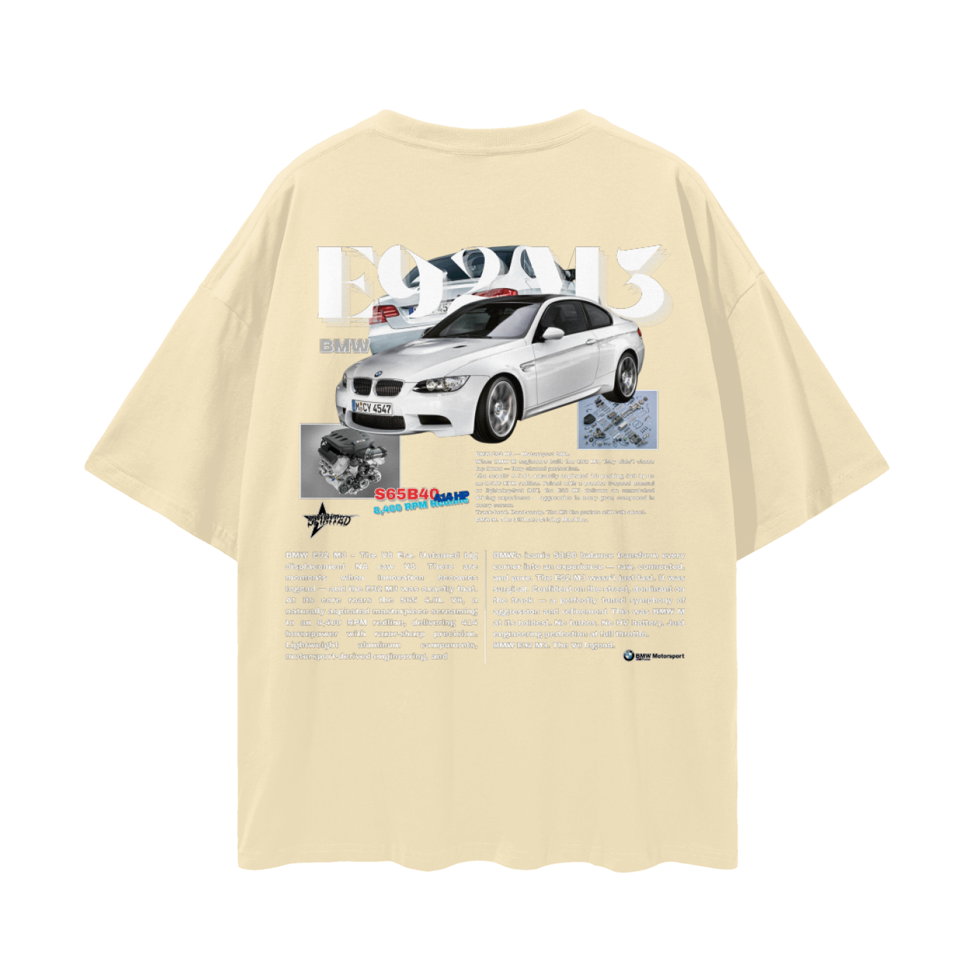 E92 M3 Drop Shoulder T-Shirt