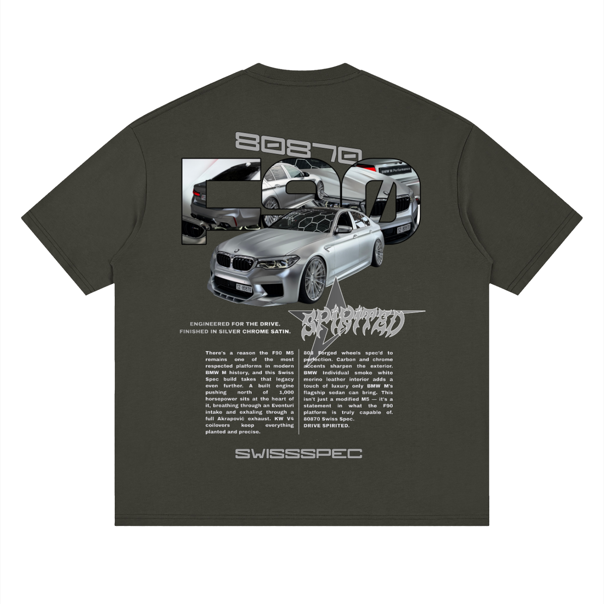 F90 SWISSSPEC Drop Shoulder T-Shirt