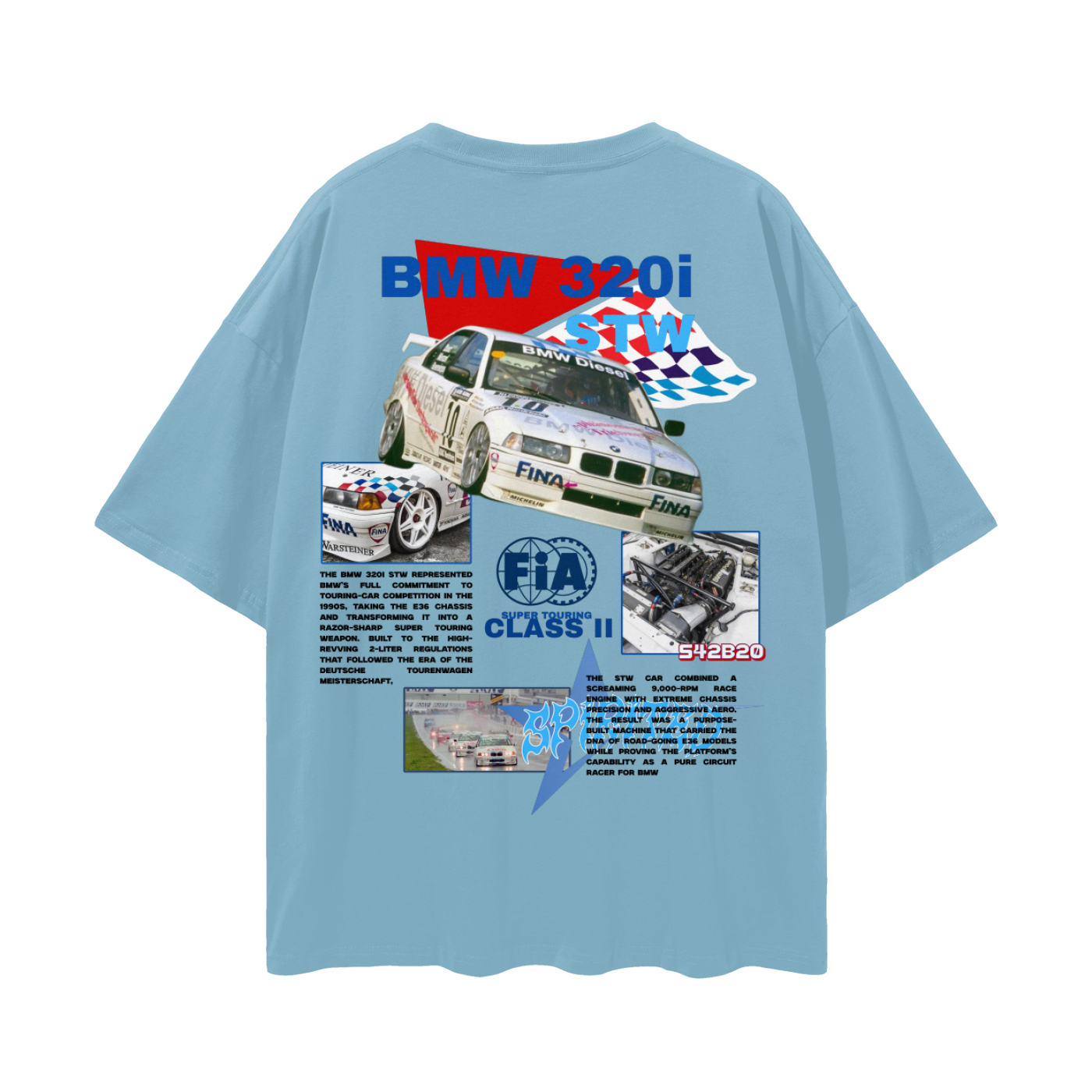 BMW 320i STW Drop Shoulder T-Shirt