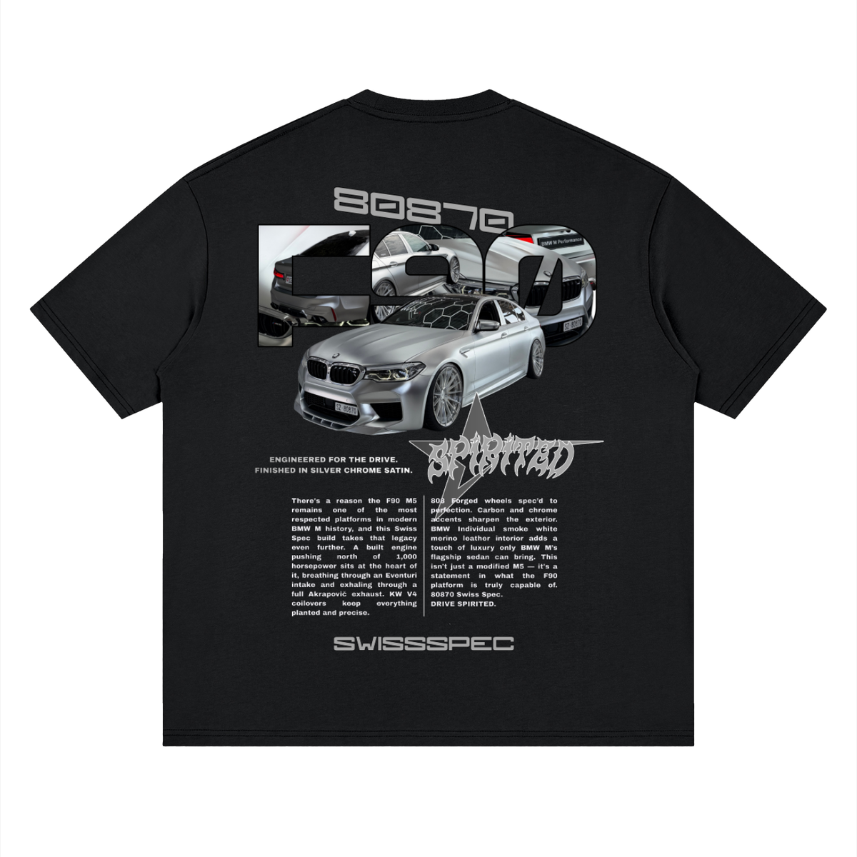 F90 SWISSSPEC Drop Shoulder T-Shirt