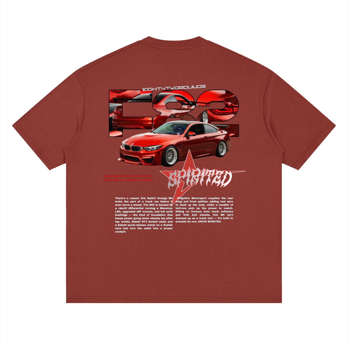 EIGHTYTWOROUNDS F82 Drop Shoulder T-Shirt