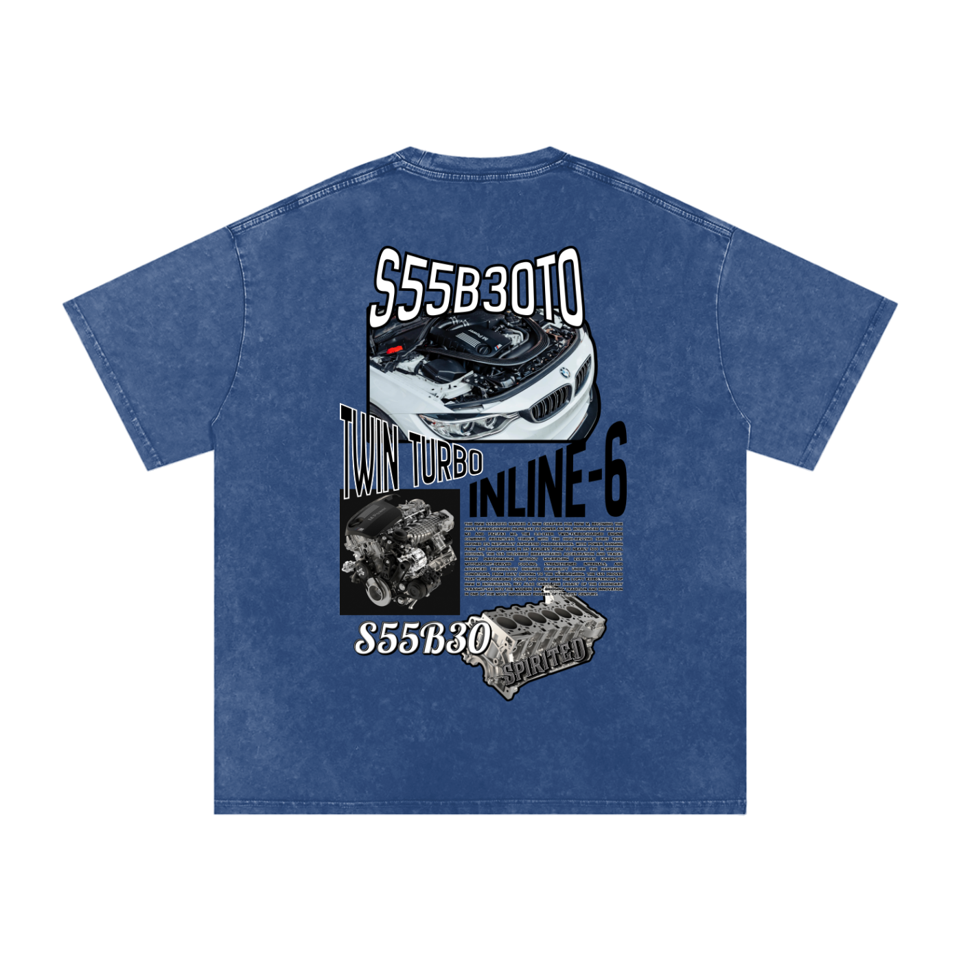 S55 Snow Washed Oversized Cotton T-Shirt