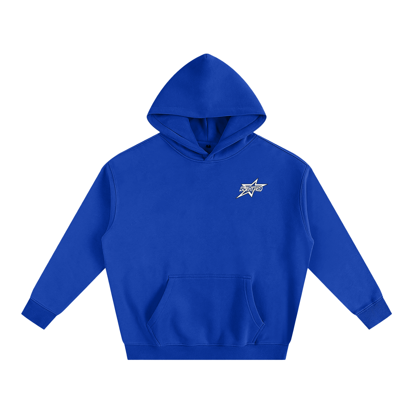 SPIRITED LOGO Oversize Fleeced Hoodie