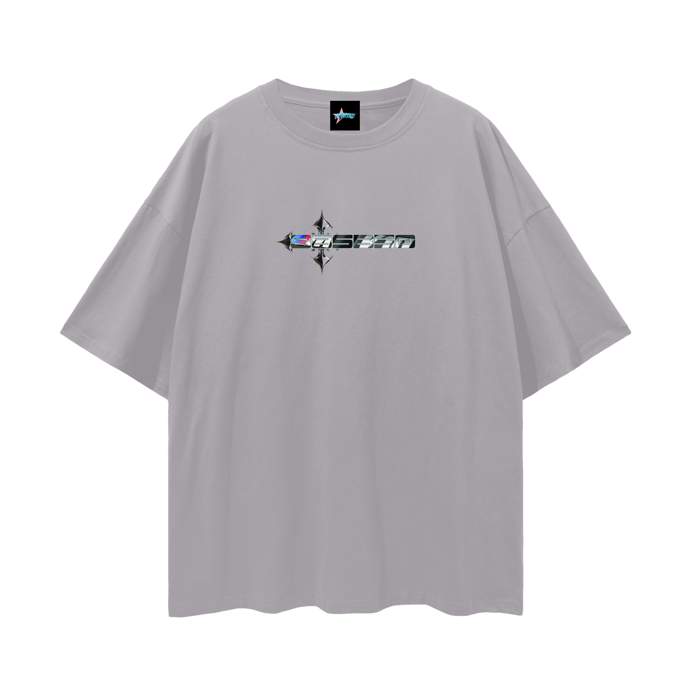 S85B50 Streetwear Loose Drop Shoulder T-Shirt