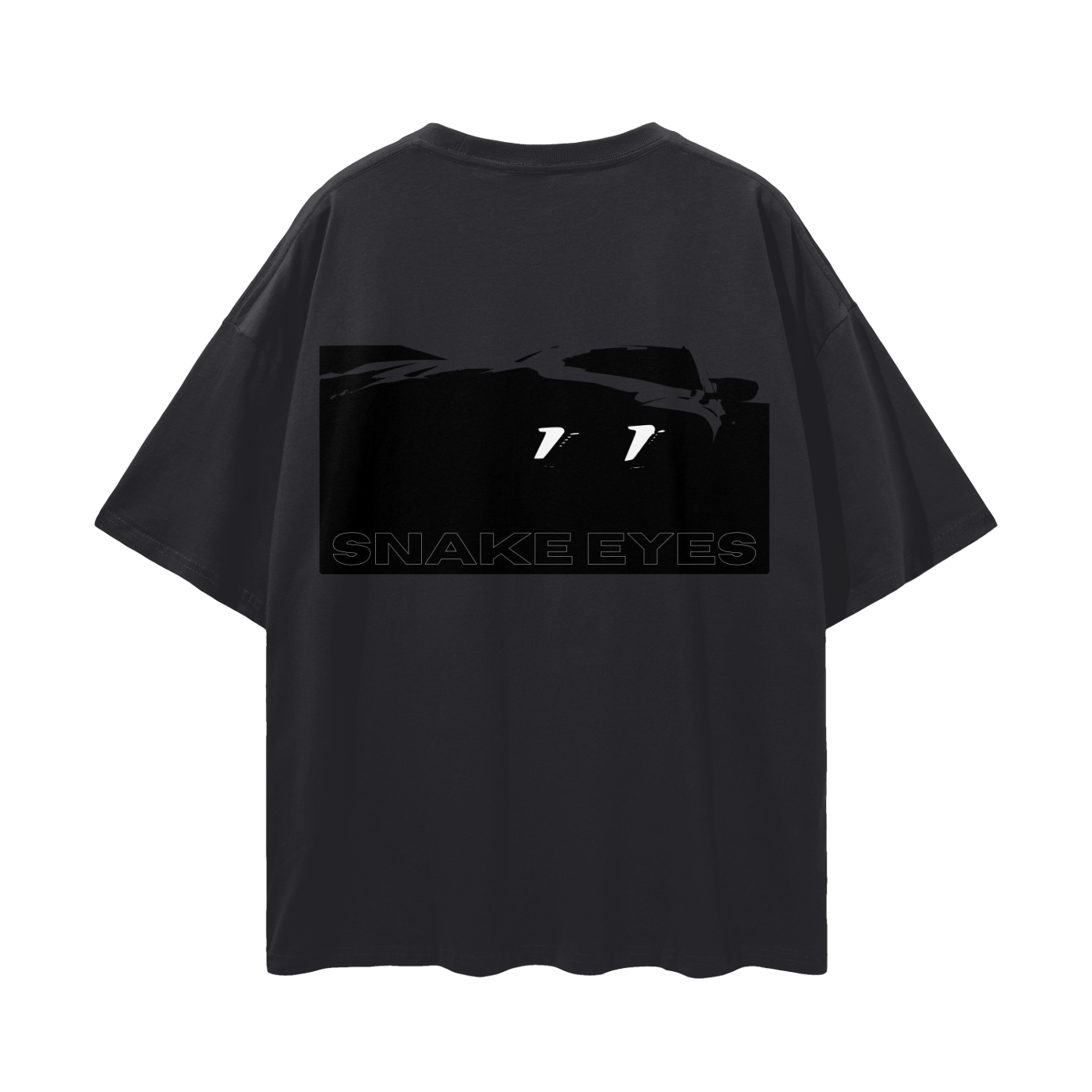 SNAKE EYES Loose Drop Shoulder T-Shirt