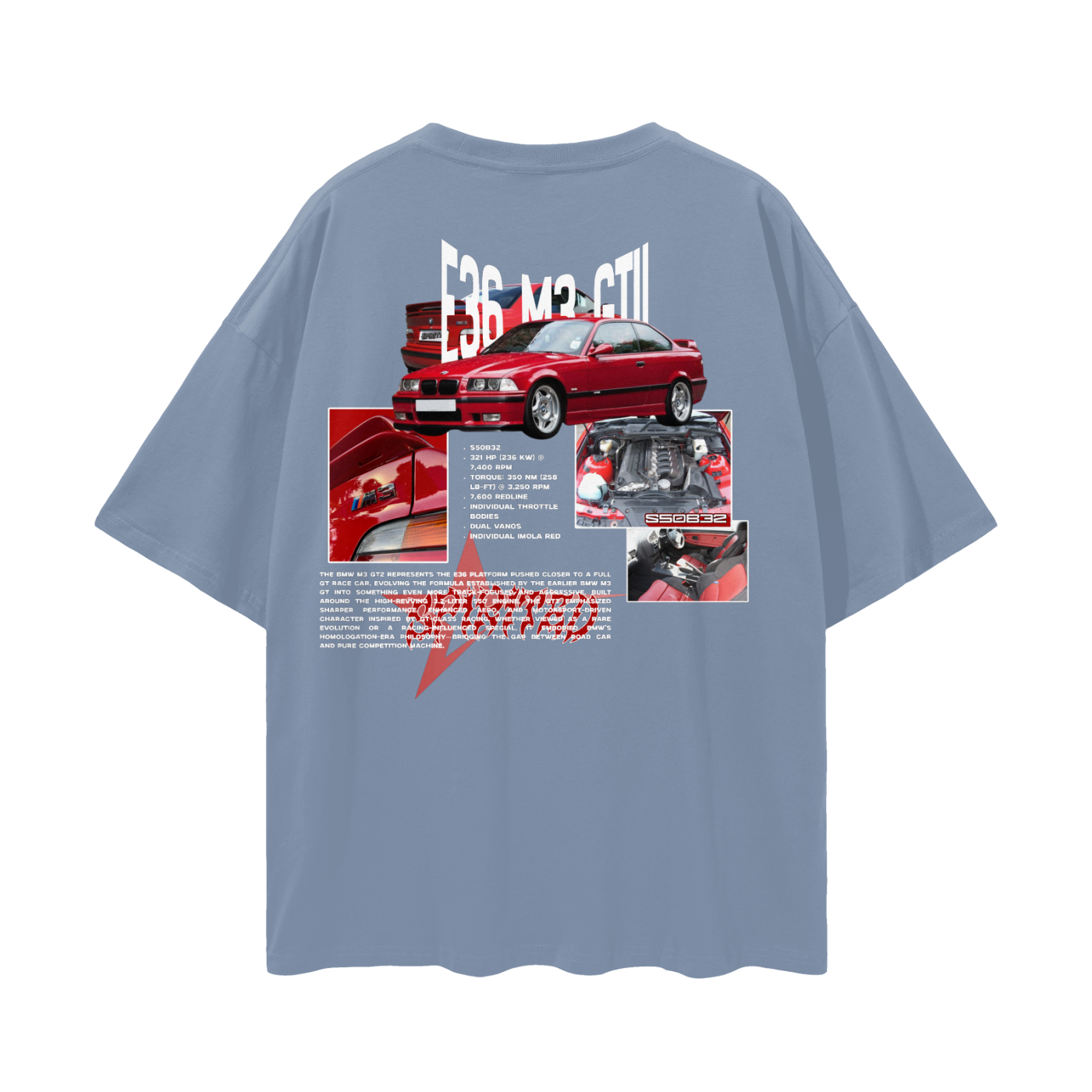 E36 M3 GTII Drop Shoulder T-Shirt